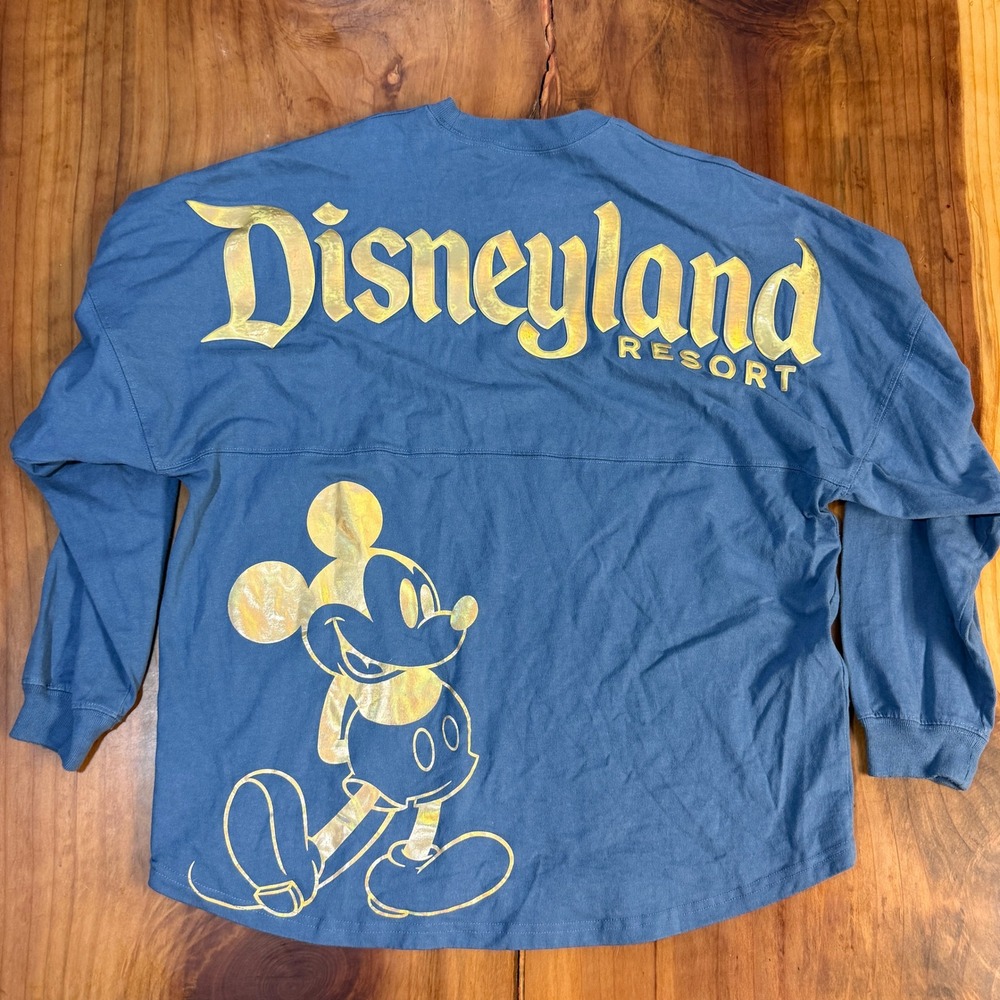 Spirit Jersey Shirt Large Disney Resort California Crew neck Mickey Mouse F4-18
